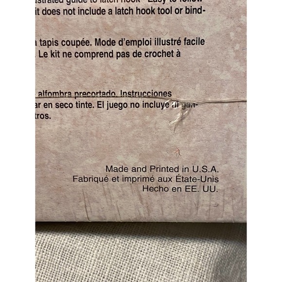 Latch Hook Tapestry Kit, Noah’s Ark. #4121, WonderArt by Caron International. - Picture 3 of 13